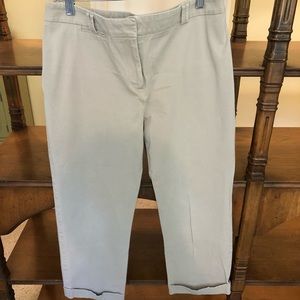 Chico’s 1.5 Khaki, Cuffed ankle pants